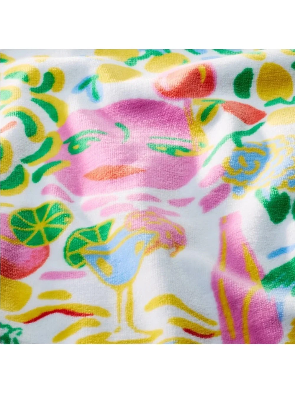 Vacation Reversible Two Person Beach Towel Yellow/Green - Roller Rabbit x Target